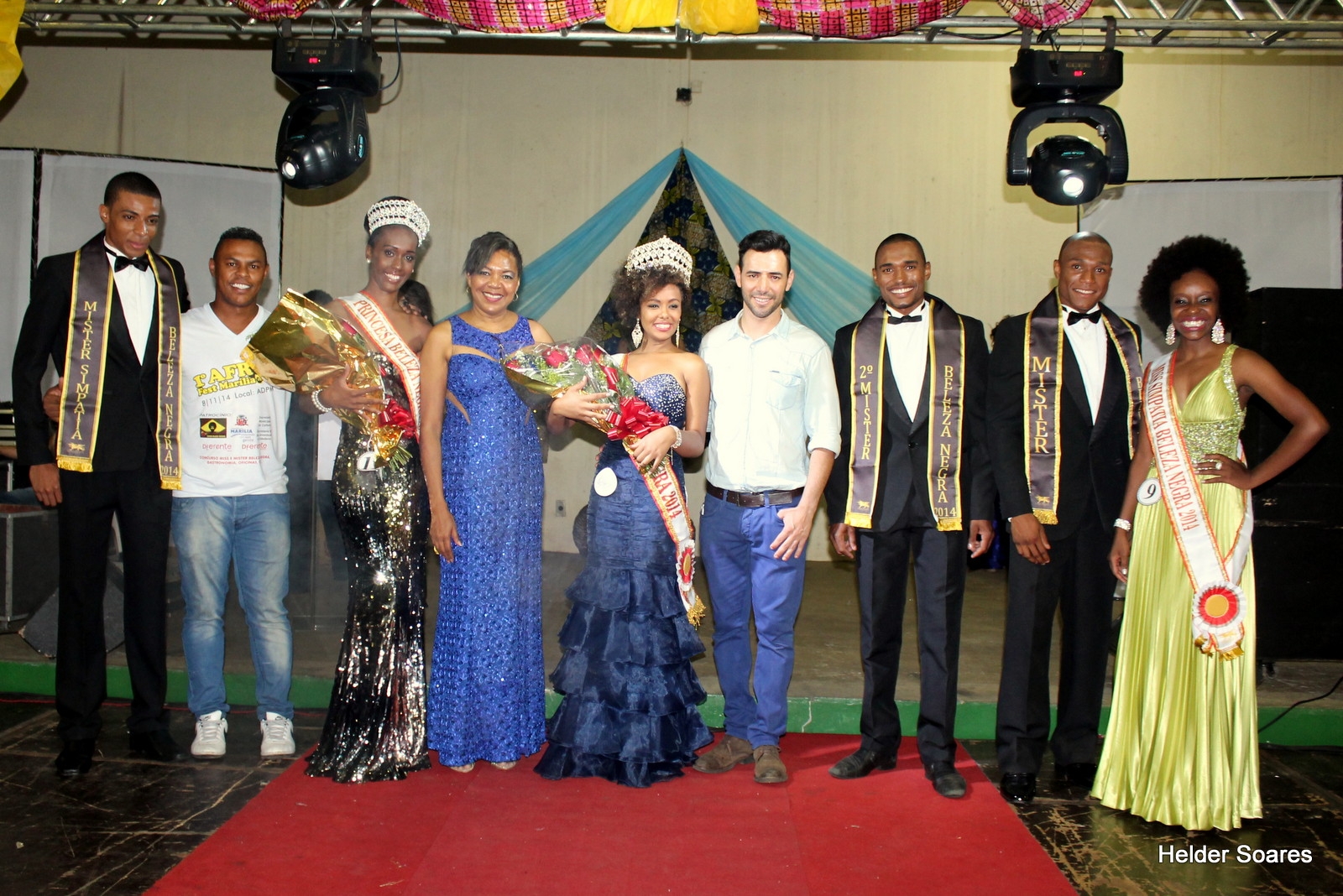 Maria Luiza e Patrick Gomes são Miss e Mister Beleza Negra 2014