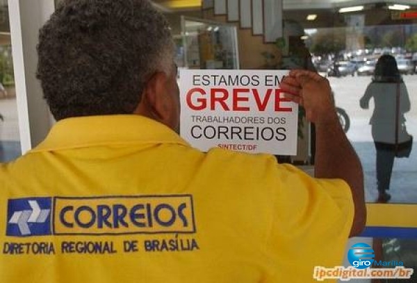 Greve atinge 15% de carteiros no Estado, diz Correios