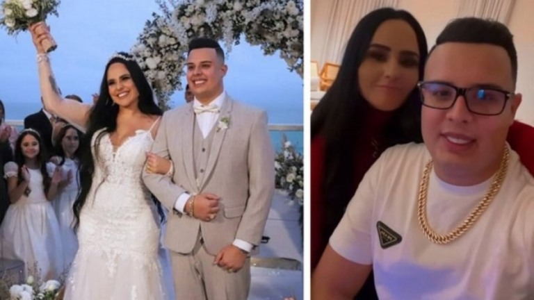 Perlla faz culto aberto ao público para celebrar novo casamento