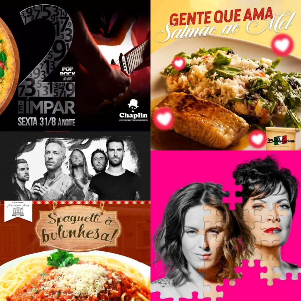 Veja roteiro de música e gastronomia para final de semana