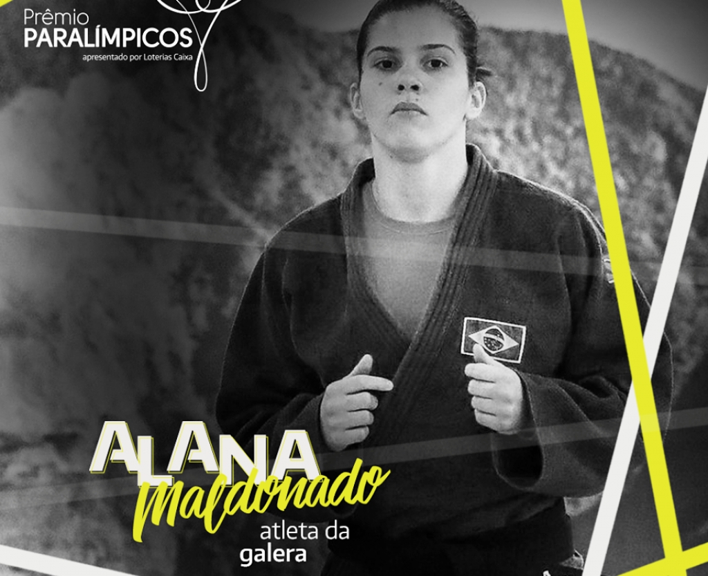 Judoca Alana Maldonado, da Amei, eleita 'atleta da galera' no Comitê Paralímpico