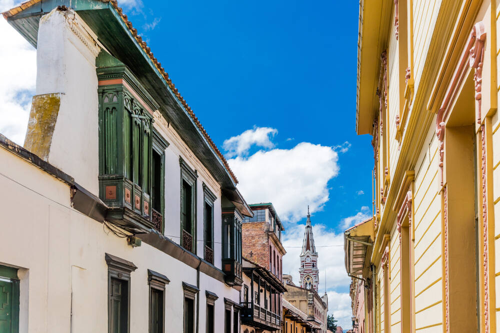 La Candelaria, Bogotá, Colômbia. Foto: shutterstock 