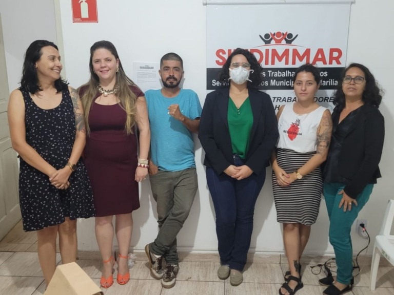 Representantes do Sindicato dos Servidores participaram de audiência vurtal nesta tarde – Divulgação