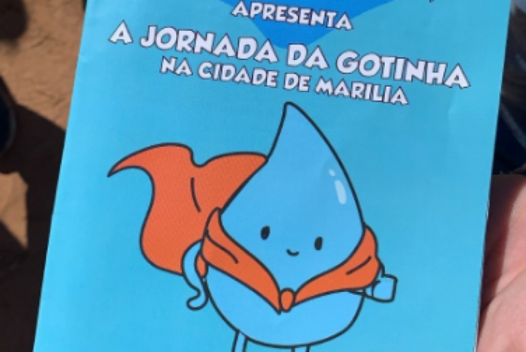 Cartilha orienta estudantes de Marília sobre uso consciente e cuidado com a água