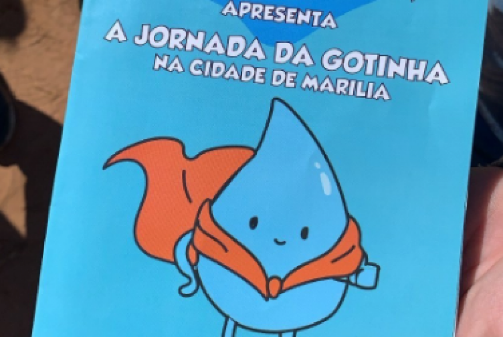 Cartilha orienta estudantes de Marília sobre uso consciente e cuidado com a água