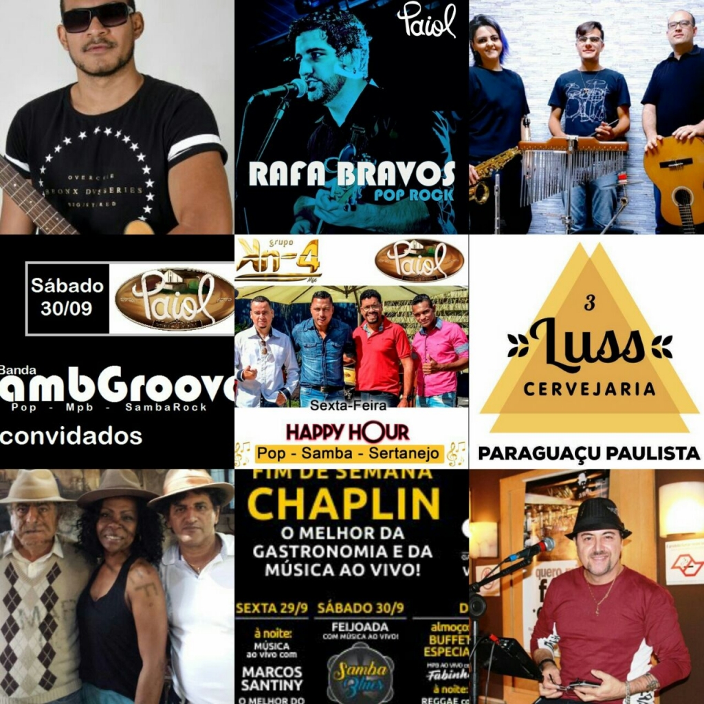 Veja agenda de shows, música ao vivo e gastronomia em Marília