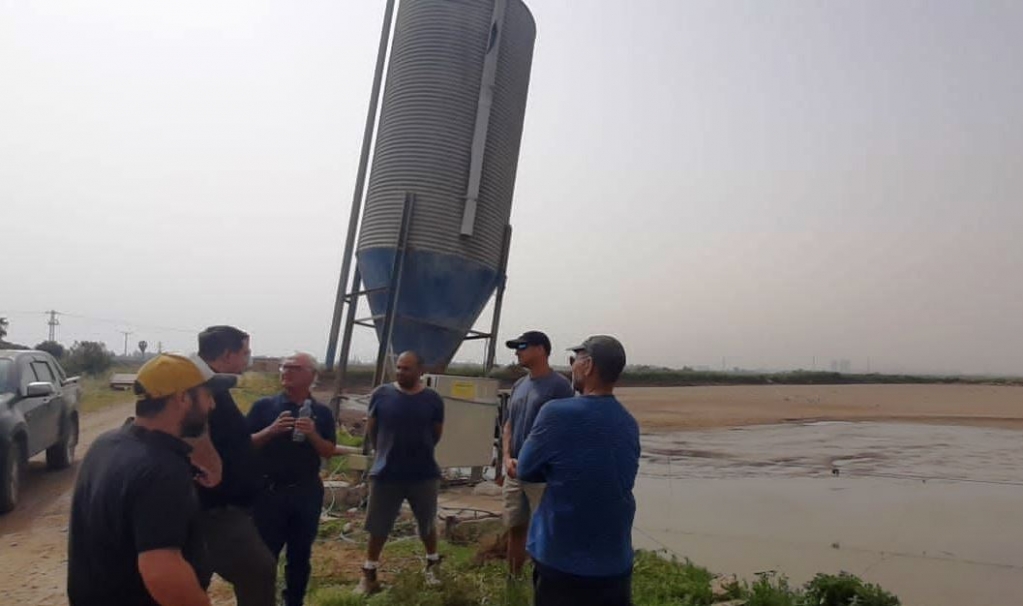 Empresário Jean Patrick Garcia Baleche, o Garcia, durante visita a centro de produção em Israel – Divulgação