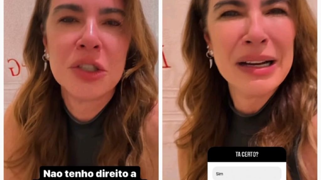 Luciana Gimenez chora por exposição da herança do pai Luciana Gimenez chora por exposição da herança do pai