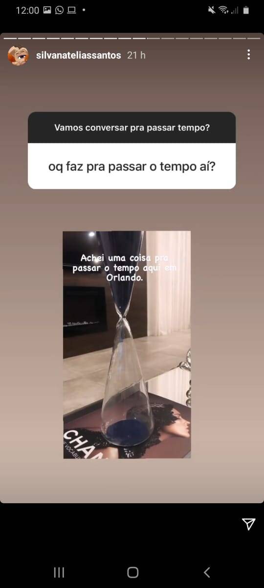 Mãe de Larissa Manoela respondendo seguidores de mal humor. Foto: Reprodução/Instagram
