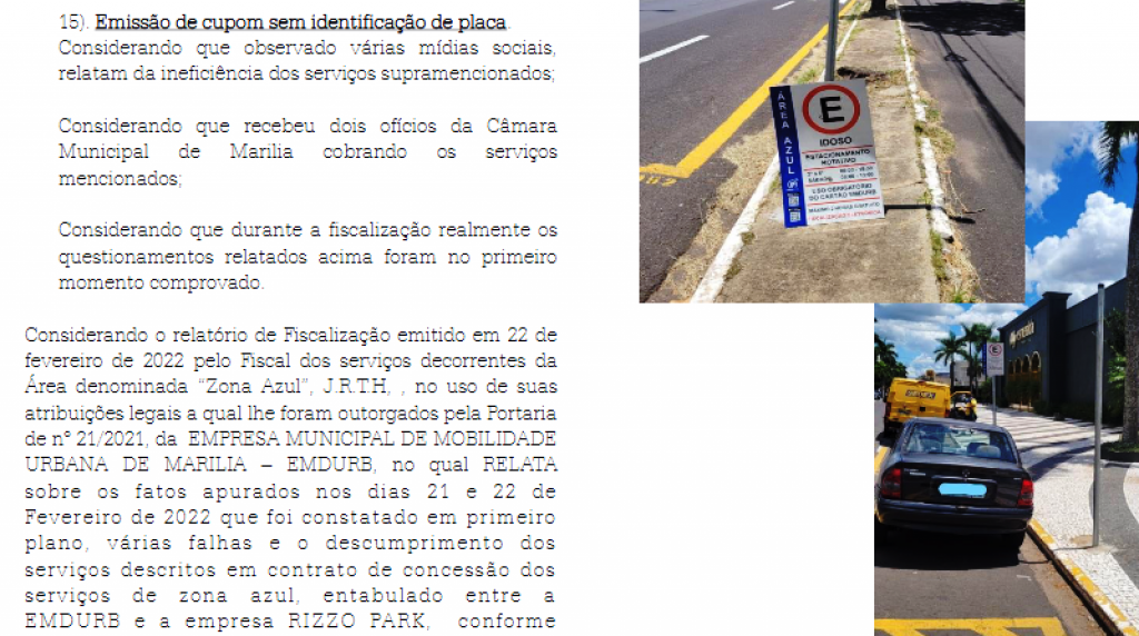 Zona azul é suspensa com acusação de série de irregularidades em Marília Zona azul é suspensa com acusação de série de irregularidades em Marília