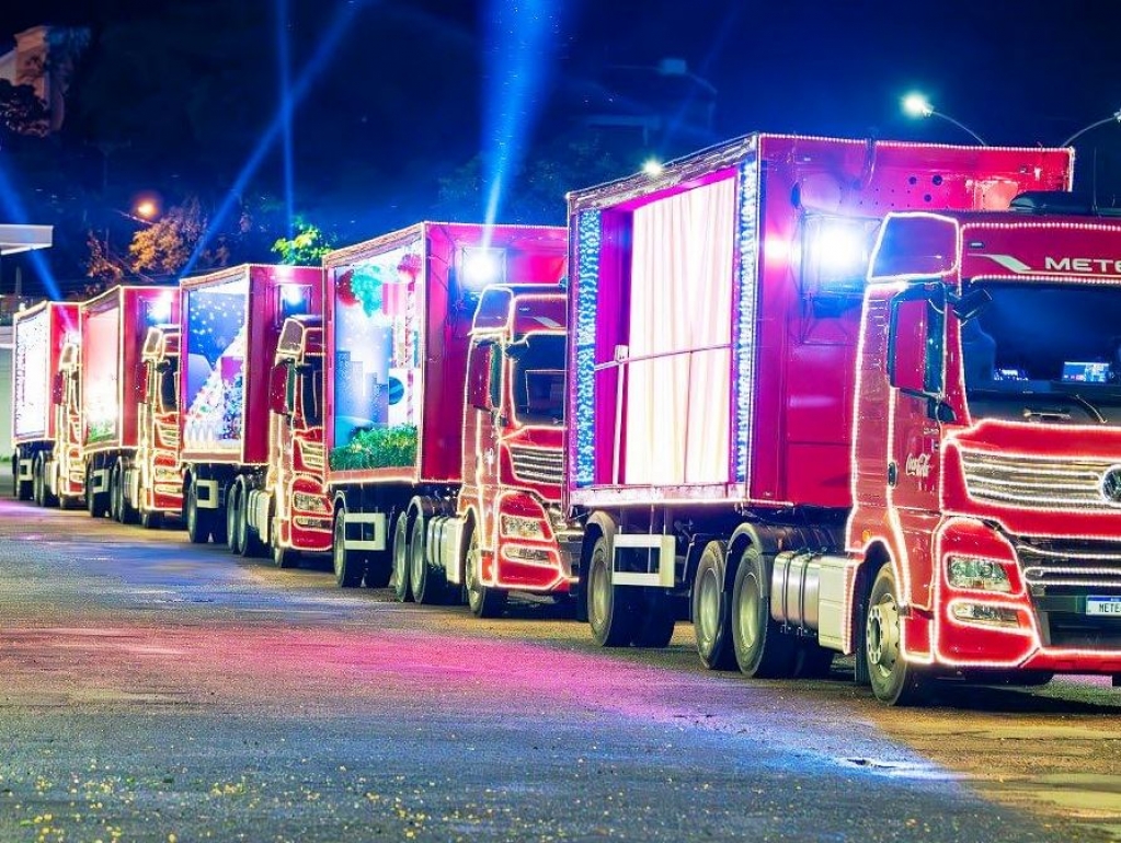 Caravana Coca-Cola circula nesse sábado em Marília; veja o trajeto