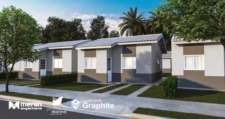 Jardim Marina oferece 308 casas com subsídios em bairro completo de Marília