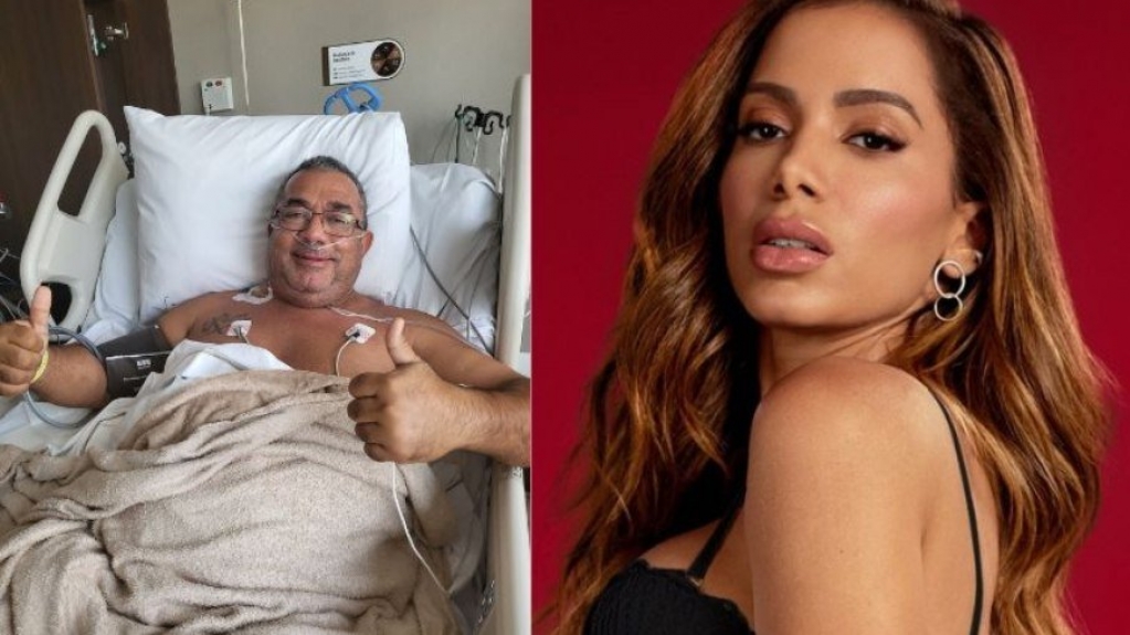 Anitta mostra foto de pai internado e agradece orações dos fãs Anitta mostra foto de pai internado e agradece orações dos fãs