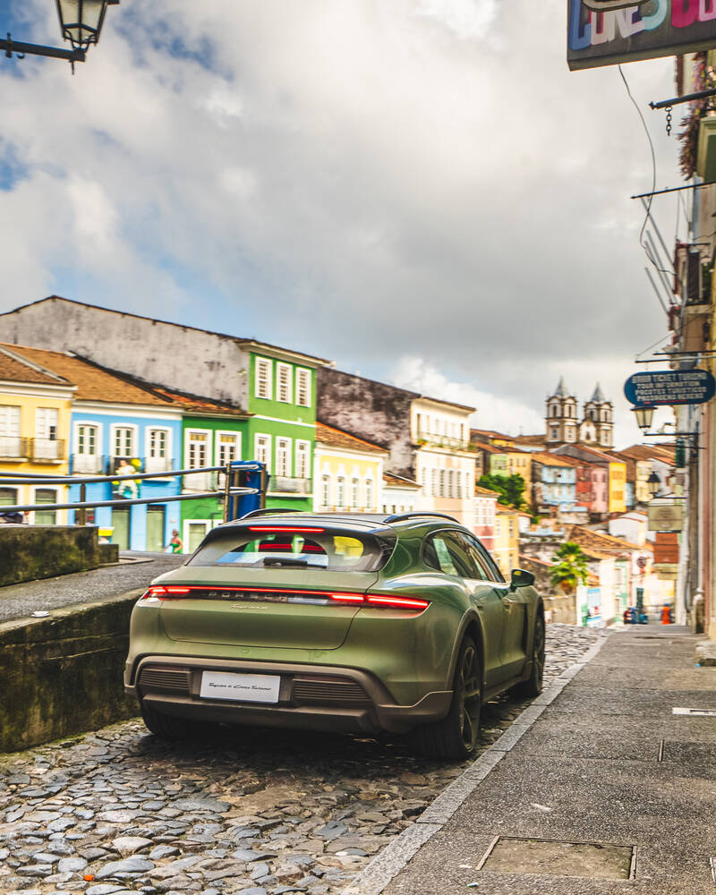 Porsche Taycan 4 Cross Turismo . Foto: Divulgação