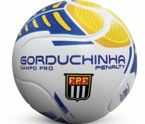 Bola Gorduchinha em design desenvolvido para o Paulistão