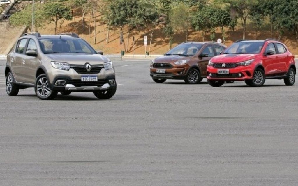 Comparativo: Fiat Argo Trekking x Renault Stepway x Ford Ka FreeStyle