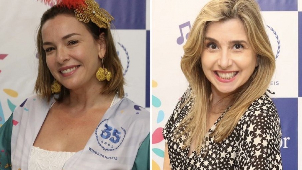 Regiane Alves e Mylena Ciribelli prestigiam feijoada em hotel no Rio Regiane Alves e Mylena Ciribelli prestigiam feijoada em hotel no Rio