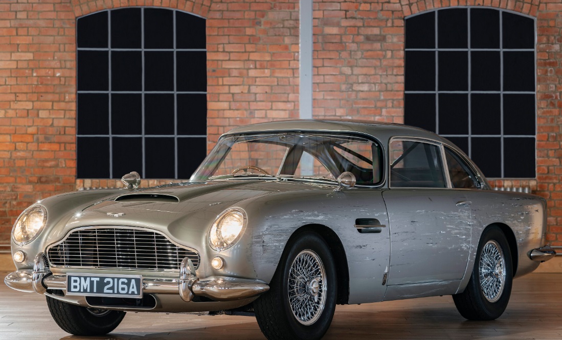 Réplica Aston Martin  DB5. Foto: Divulgação - Christie’s