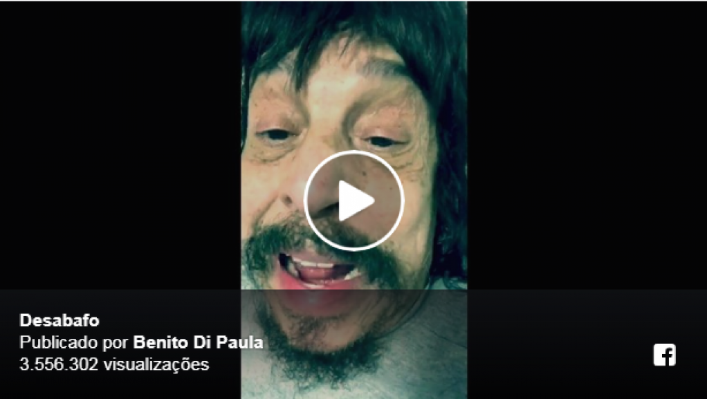 Benito di Paula detona deputado por uso de música e vídeo viraliza; assista