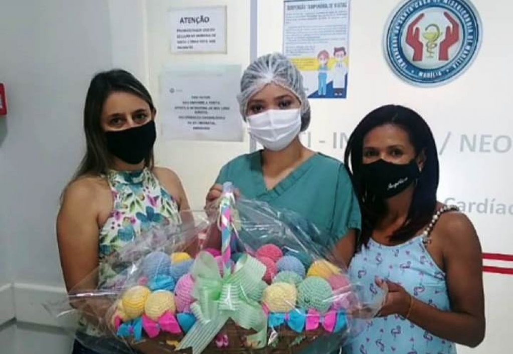 Voluntárias doam polvinhos para pediatria da Santa Casa e pedem ajuda para mais peças