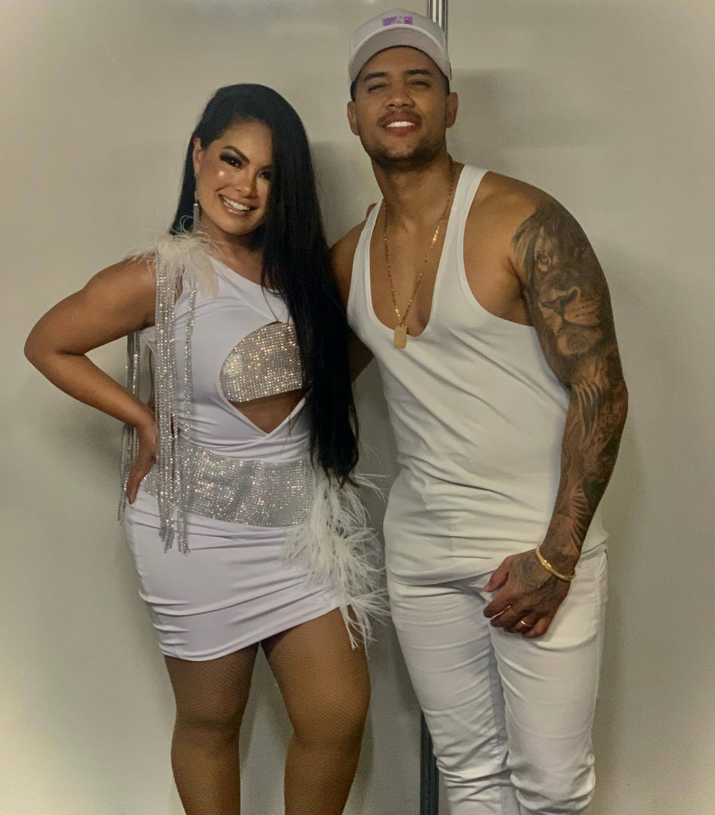 Paulinha Abelha e o marido, Clevinho Santos. Foto: Reprodução/Instagram
