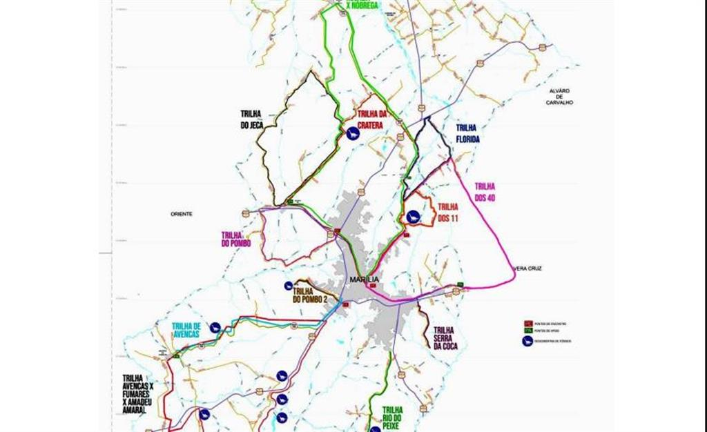 Prefeitura contrata implantação de circuito de bikes e trilhas em Marília