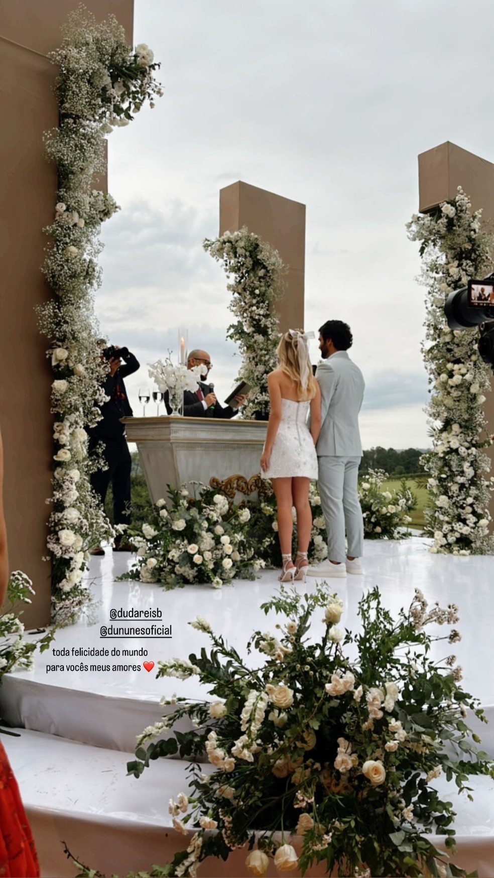 Casamento Duda Reis — Foto: Reprodução/Instagram