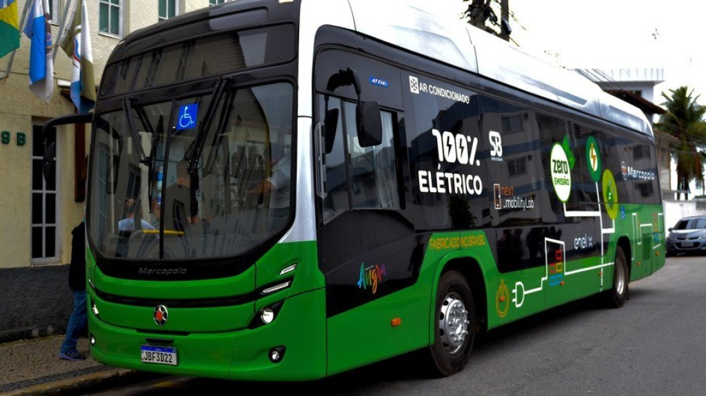 Ônibus elétrico Marcopolo Attivi inicia testes em Angra dos Reis