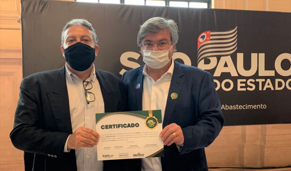 Marília recebe certificado de Município Agro por ações de desenvolvimento