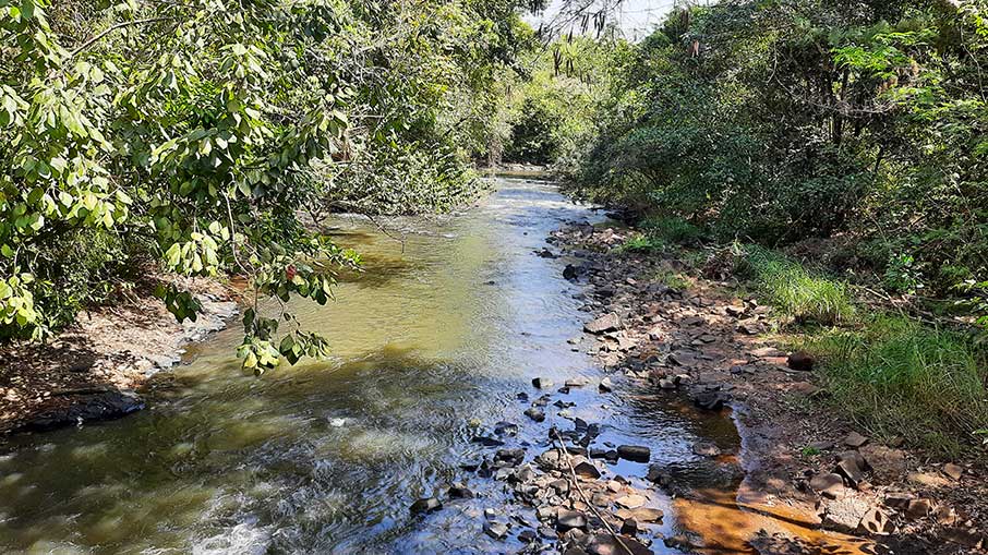 O Parque dos Saltos fica no centro de Brotas. Foto: Felipe Carvalho/iG