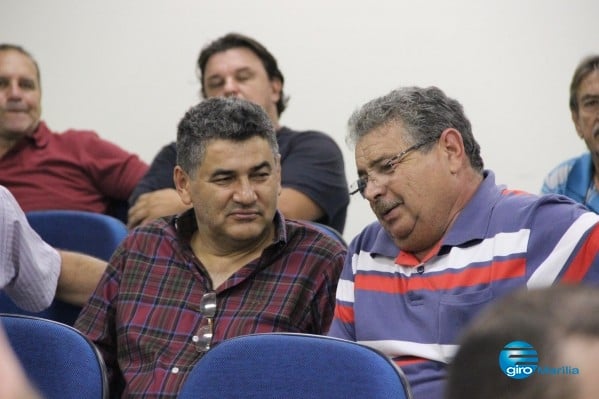 Alonso e Tato, pré-candidatos, durante encontro em Marília – Foto: Hora H