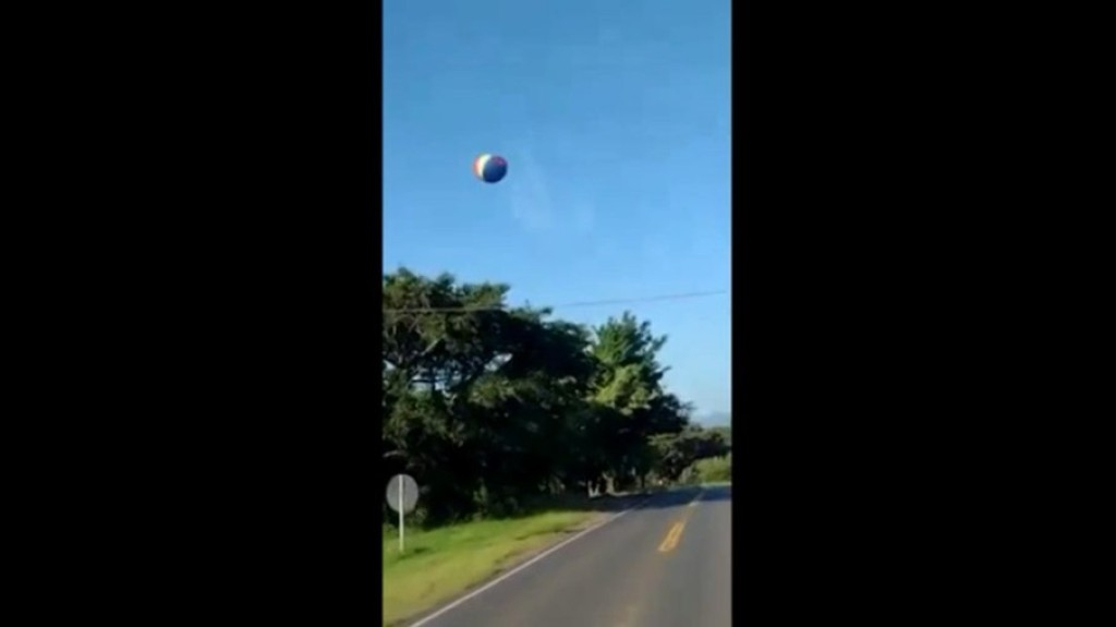 Vídeo: casal registra o próprio acidente de balão em Santa Catarina