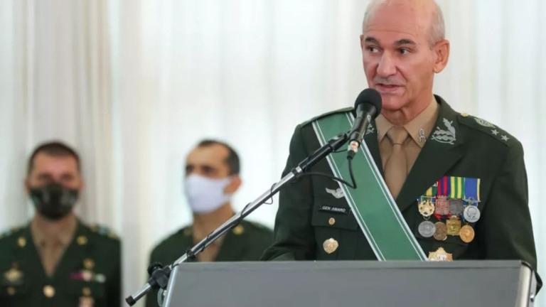 Marcos Corrêa/Palácio do Planalto General Amaro é cotado para voltar ao comando do GSI