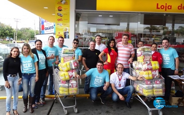 Pit Stop solidário une grandes marcas e arrecada alimentos