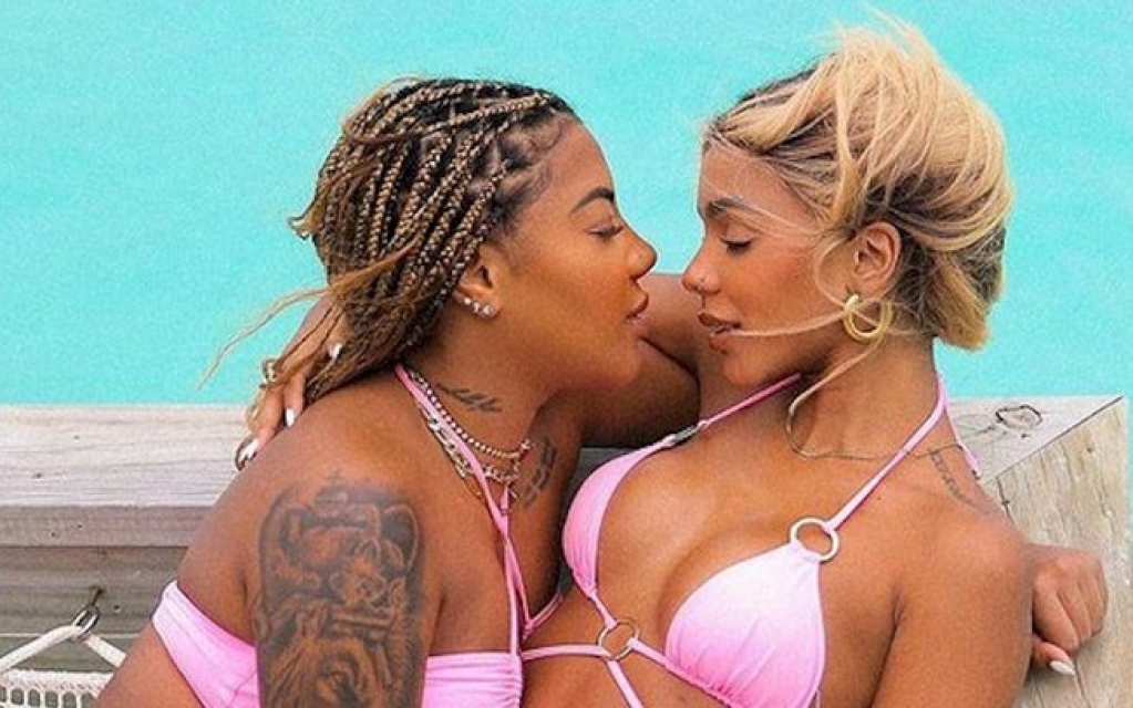 Ludmilla e esposa curtem férias nas Maldivas Ludmilla e esposa curtem férias nas Maldivas