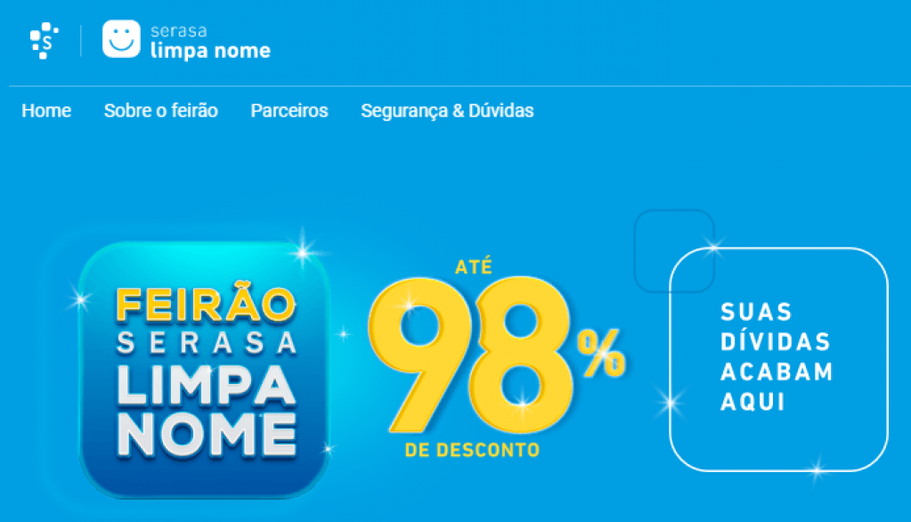 Feirão Limpa Nome do Serasa entra na reta final com negociação online Feirão Limpa Nome do Serasa entra na reta final com negociação online