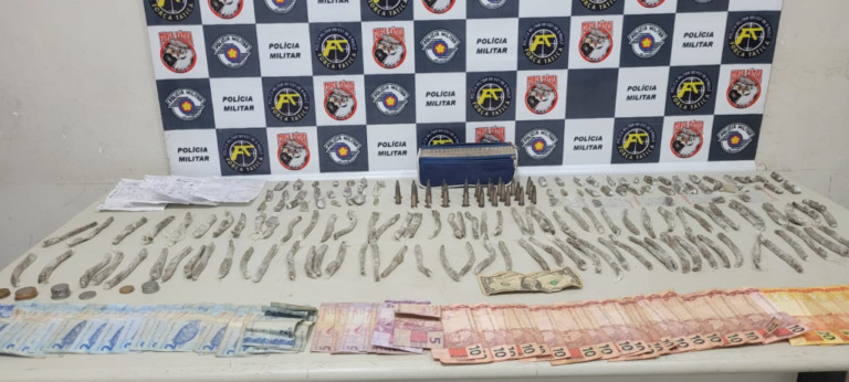 PM prende dois com porções de cocaína e maconha na zona norte