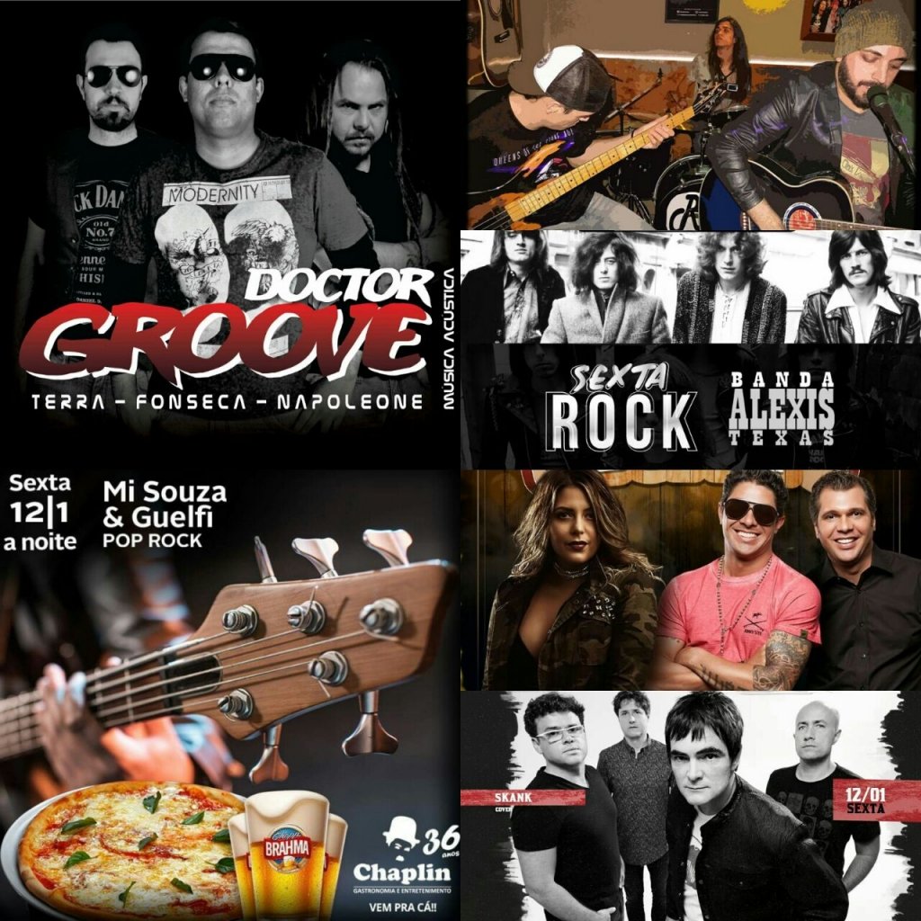 Agenda da balada tem rock, pop rock, sertanejo, samba e muito mais