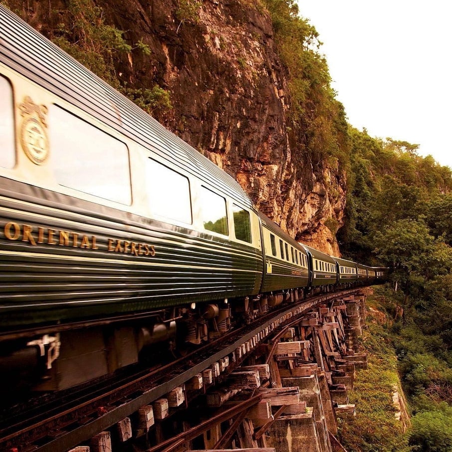 O trem de luxo The Eastern & Oriental Express, da Belmond, que faz itinerário no Sudeste Asiático