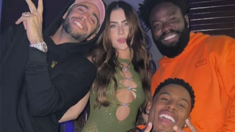 Jade Picon, Paulo André, Douglas Silva e Scooby curtem festa no RJ