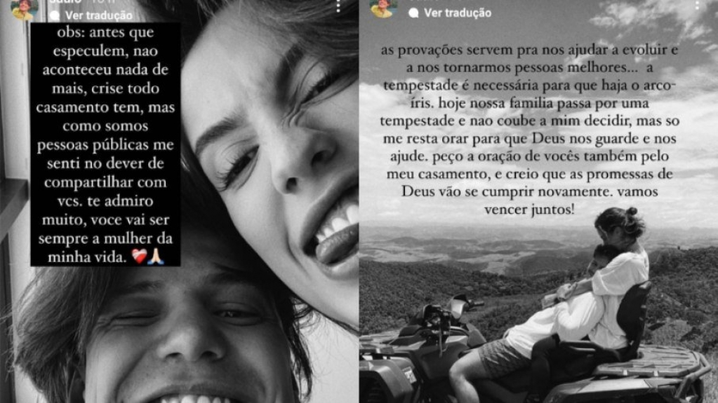Gabi Brandt e Saulo Pôncio terminam casamento mais uma vez Gabi Brandt e Saulo Pôncio terminam casamento mais uma vez
