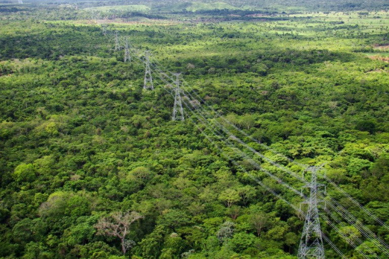 Linhão de Tucuruí chega a municípios isolados do Amazonas e do Pará. Foto: PAC / Divulgação