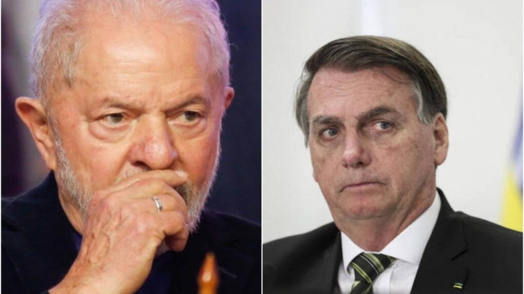 Reprodução/Montagem iG – 10/05/2022 Bolsonaro usou as redes sociais para criticar Lula