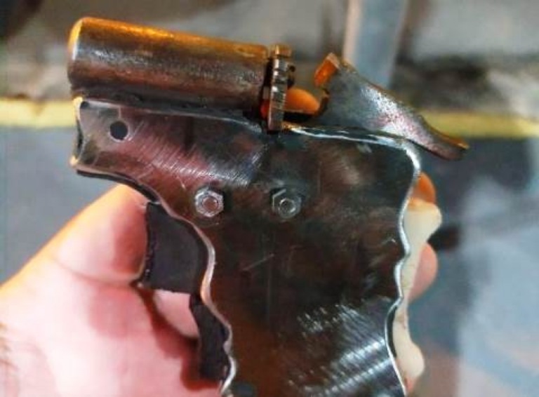 PM apreende arma artesanal em Garça; seria de dois adolescentes