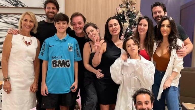 Fábio Jr. reúne família em festa antecipada de natal: ‘Natal antecipado que foi perfeito’