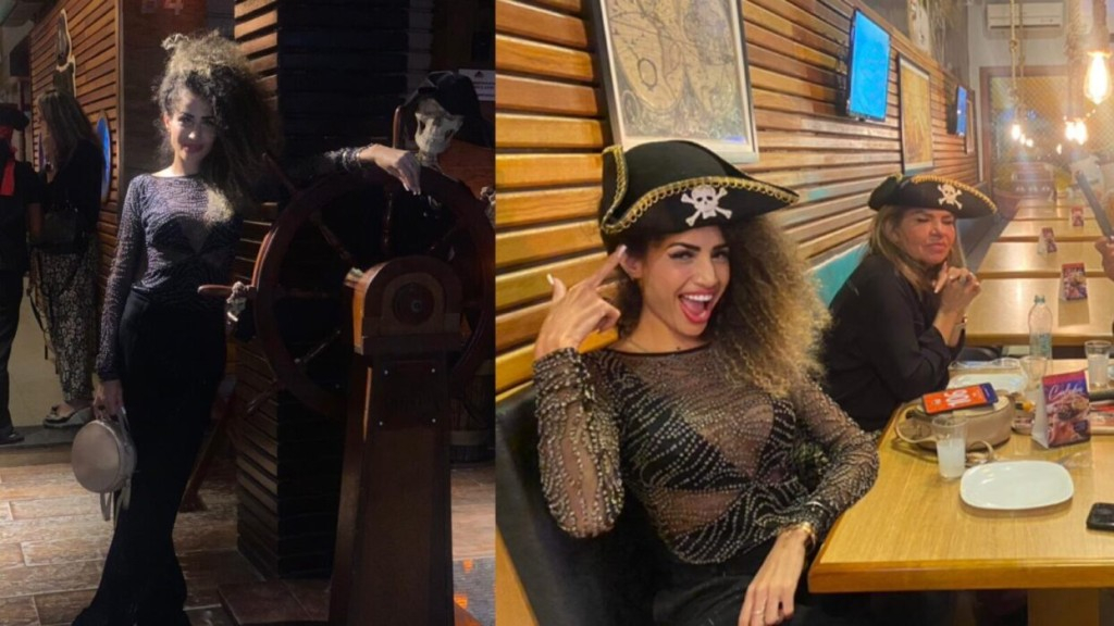 Tatiane Melo celebra noite animada com amigos no Refúgio dos Piratas em Nova Iguaçu