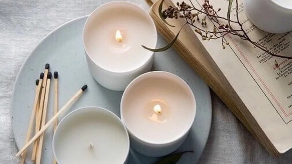 Divulgação As velas aromáticas contribuem para a saúde mental e o bem-estar