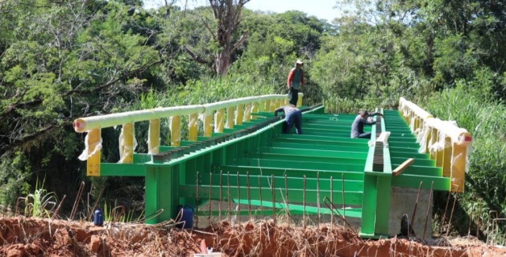 Nova Ponte do Ricardão deve ficar pronta em março e encurta acesso a distrito de Marília