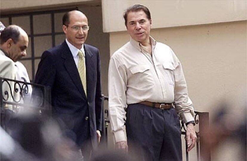 Silvio Santos e Geraldo Alckimin. Foto: YouTube