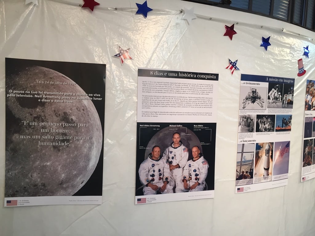 Exposição em Marília mostra história do projeto Apollo e chegada à Lua